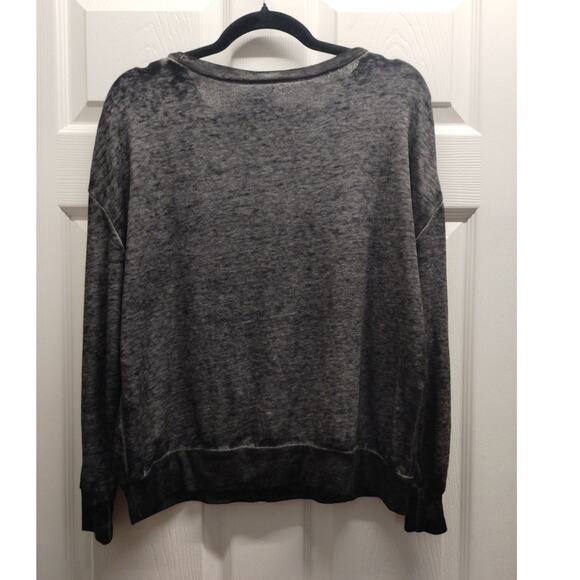 ACDC Women's size XS Graphic Band Logo Long Sleeve Lightweight Burnout T-Shirt - Picture 3 of 5